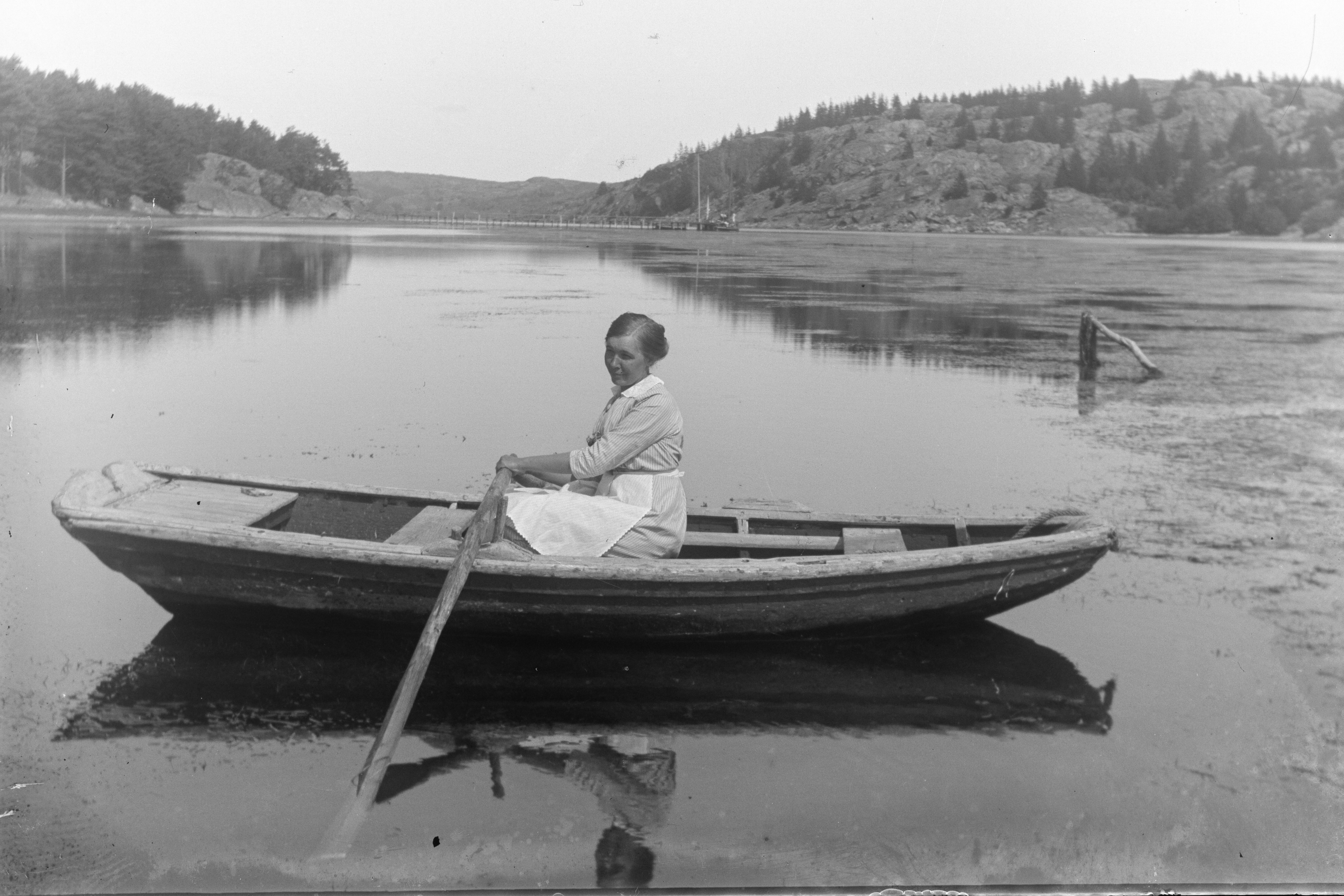 Anni Henriksson, sommarjumfru 1916. Foto Ivar Pettersson